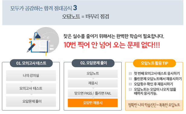 모두가 공감하는 합격 절대공식3. 오답노트=마무리점검